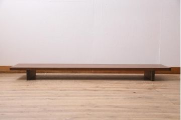 アンティーク家具　和製アンティーク　昭和中期　ラワン材　素朴な木の風合いがどこか懐かしい裁ち板(ローテーブル、作業台、飾り台、陳列台)(R-044546)