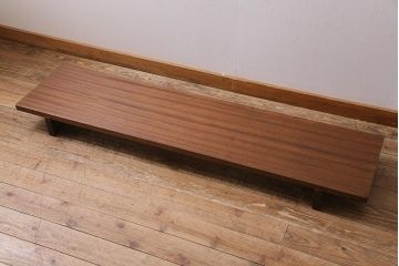 アンティーク家具　和製アンティーク　昭和中期　ラワン材　素朴な木の風合いがどこか懐かしい裁ち板(ローテーブル、作業台、飾り台、陳列台)(R-044546)