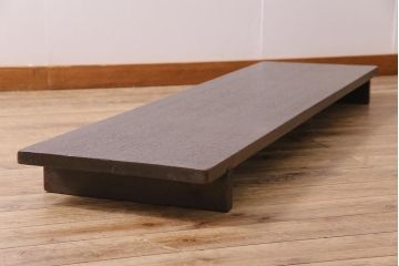 アンティーク家具　和製アンティーク　昭和初期　ラワン材　落ち着きのある和の雰囲気漂う裁ち板(ローテーブル、作業台、飾り台、陳列台)(R-044547)