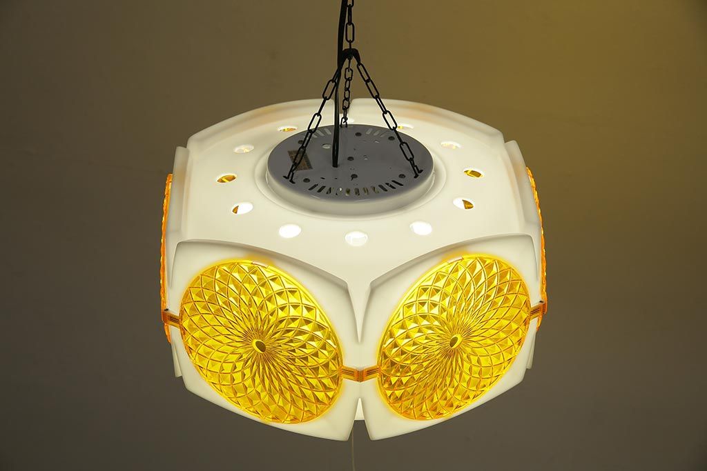 昭和レトロ　ペンダントライト　松下電工　当時物　デッドストック　奇跡の新品 松下電工 ペンダントライト 昭和レトロ バスケット型 E26