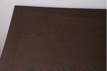 アンティーク家具　和製アンティーク　大正昭和初期　桜材・天板中央突き板　大正ロマンな雰囲気漂う両袖デスク(机、在宅ワーク、在宅用ワークデスク)(R-044562)