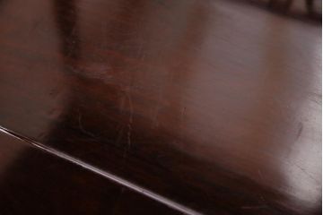 ビンテージ家具　和製ビンテージ　唐木　カリン材　赤みを帯びた木肌が美しい飾り棚(茶棚、陳列棚、花梨材)(R-044563)