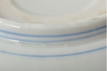 幕末〜明治　伊万里焼　色絵金彩兎図　なます皿2枚(中皿)(R-044567)