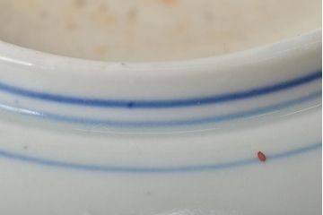 幕末〜明治　伊万里焼　色絵金彩兎図　なます皿5枚(中皿)(R-044569)