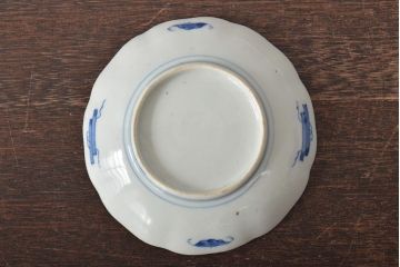 幕末〜明治　伊万里焼　色絵金彩兎図　小皿3枚(和食器)(R-044570)