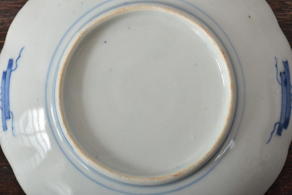 幕末〜明治　伊万里焼　色絵金彩兎図　小皿3枚(和食器)(R-044570)