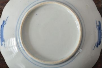 幕末〜明治　伊万里焼　色絵金彩兎図　小皿3枚(和食器)(R-044570)