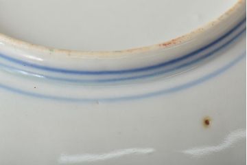 幕末〜明治　伊万里焼　色絵金彩兎図　小皿3枚(和食器)(R-044570)