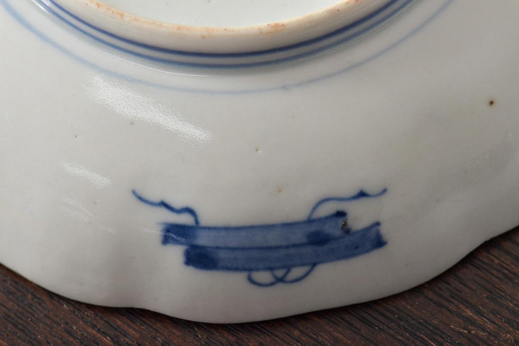 幕末〜明治　伊万里焼　色絵金彩兎図　小皿3枚(和食器)(R-044570)