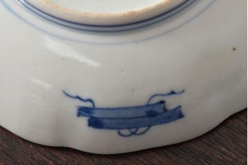 幕末〜明治　伊万里焼　色絵金彩兎図　小皿3枚(和食器)(R-044570)