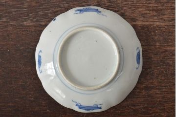 幕末〜明治　伊万里焼　色絵金彩兎図　小皿3枚(和食器)(R-044571)