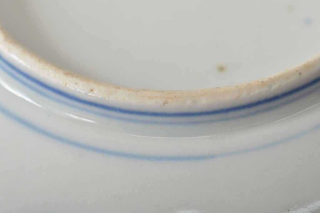 幕末〜明治　伊万里焼　色絵金彩兎図　小皿3枚(和食器)(R-044571)