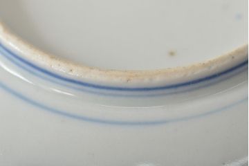 幕末〜明治　伊万里焼　色絵金彩兎図　小皿3枚(和食器)(R-044571)