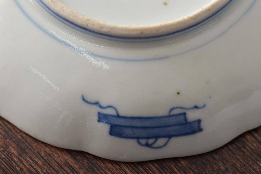 幕末〜明治　伊万里焼　色絵金彩兎図　小皿3枚(和食器)(R-044571)