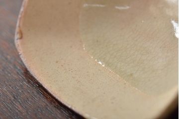 明治〜大正　古い美濃焼蓋物5客(織部向付)(R-044577)