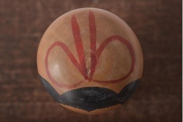 昭和47年　秋田木地山　小椋久太郎 作　こけし　39.5cm　郷土玩具　伝統こけし(R-044578)