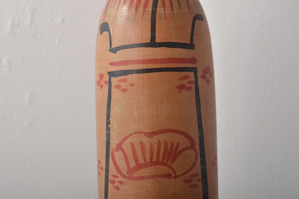 昭和47年　秋田木地山　小椋久太郎 作　こけし　39.5cm　郷土玩具　伝統こけし(R-044578)