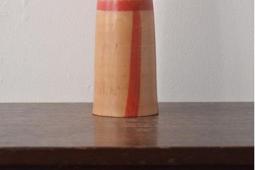 新山久治 作　こけし　46cm　八十才　郷土玩具　伝統こけし(R-044579)