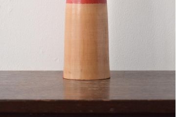 新山久治 作　こけし　46cm　八十才　郷土玩具　伝統こけし(R-044579)