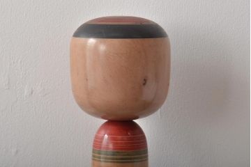 鎌田文市 作　こけし　36.5cm　六八才(六十八)　伝統こけし(R-044580)