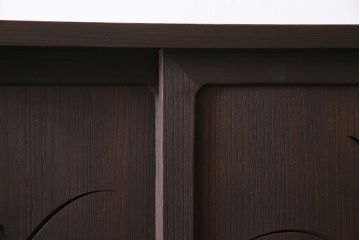 中古　国産　総桐材　引き戸付き　凛とした和の雰囲気漂う重ね箪笥(衣装箪笥、桐箪笥、和タンス)(R-044588)