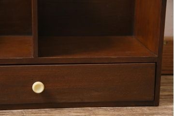アンティーク雑貨　昭和初期　シックな色合いが魅力のブックスタンド(本立て)(R-044590)