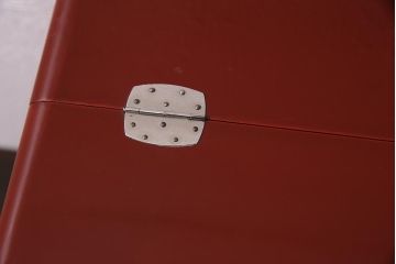 アンティーク家具　和製アンティーク　昭和初期　朱塗り　朱色が独特の存在感漂う裁縫箱(ソーイングボックス、小引き出し、小物収納)(R-044594)