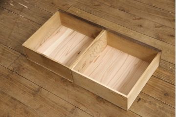 アンティーク家具　和製　昭和初期　ナラ材のおしゃれなガラス戸棚(キャビネット、収納棚、飾り棚)(R-044605)