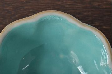 明治期　色絵小鉢4点(花文、中国李朝?)(R-044614)