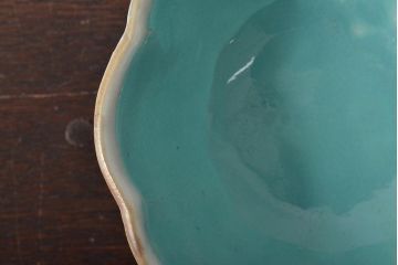 明治期　色絵小鉢4点(花文、中国李朝?)(R-044614)