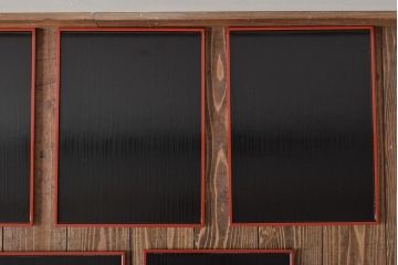 能作　黒渕朱　会席膳5客(漆器、茶道具、盆)(R-044629)