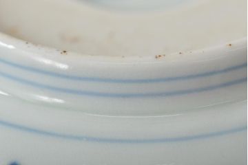 江戸期　古伊万里　蛸唐草染付なます皿3客(R-044631)