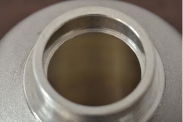 さつま岩切作　乾茂號造　錫製茶壷2点セット(薩摩錫器、茶入、茶道具)(R-044634)