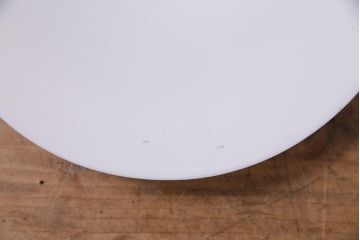 アンティーク照明　戦前　レトロな平笠シェードのペンダントライト(天井照明、吊り下げ照明、電笠)(R-044642)