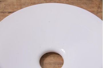 アンティーク照明　戦前　レトロな平笠シェードのペンダントライト(天井照明、吊り下げ照明、電笠)(R-044642)