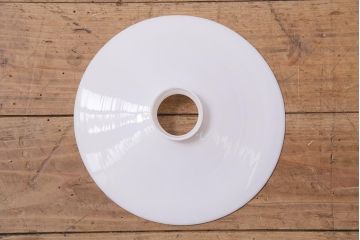 アンティーク照明　戦前　レトロな平笠シェードのペンダントライト(天井照明、吊り下げ照明、電笠)(R-044643)