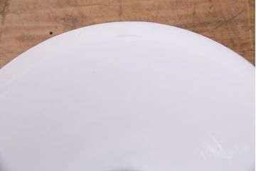 アンティーク照明　戦前　レトロな平笠シェードのペンダントライト(天井照明、吊り下げ照明、電笠)(R-044643)