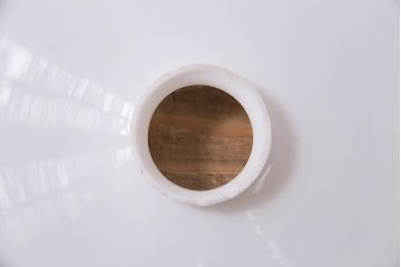 アンティーク照明　戦前　レトロな平笠シェードのペンダントライト2個セット(天井照明、吊り下げ照明、電笠)(R-044645)