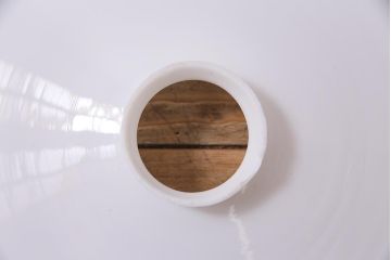 アンティーク照明　戦前　レトロな平笠シェードのペンダントライト2個セット(天井照明、吊り下げ照明、電笠)(R-044647)