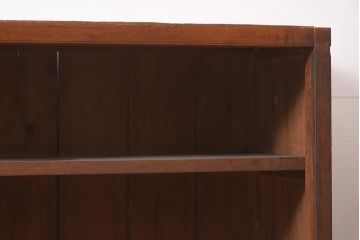 アンティーク家具　大正ロマン　引き出し付き　レトロな飾り棚(サイドボード、陳列棚、オープンラック、収納棚)(R-044660)