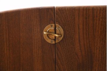 イギリスヴィンテージ　ERCOL(アーコール)　オーバル型エクステンションテーブル(ダイニングテーブル、ラウンドテーブル、ビンテージ)(R-044665)