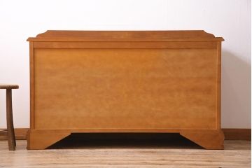 中古　横浜ダニエル(daniel)　アーリーアメリカン　A-104横長整理タンス　エレガントな佇まいが魅力のチェスト(定価約50万円)(引き出し、サイドボード)(R-044666)
