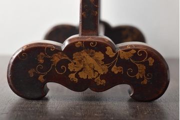 江戸〜明治　金唐草蒔絵　刀掛け(武具、刀装具)(R-044670)