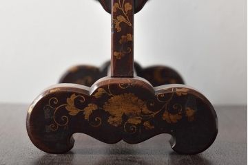 江戸〜明治　金唐草蒔絵　刀掛け(武具、刀装具)(R-044670)