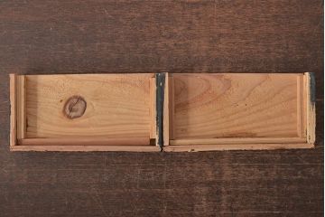 江戸期　古い雛人形(お内裏様、男雛女雛、雛道具)(R-044672)