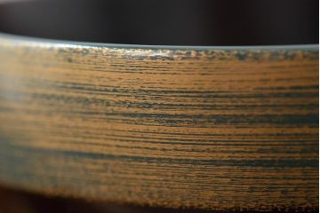 輪島塗　金かすみ　蒔絵　黒塗　丸形　吸物椀5客(蓋付き椀、お椀、漆器)(R-044673)
