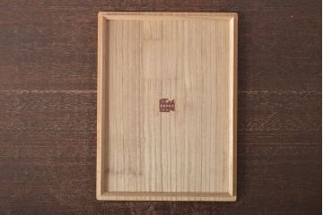 大正〜昭和初期　市屋漆器店　金彩銀彩　扇面　蒔絵　木製文箱(手許箱)(R-044674)