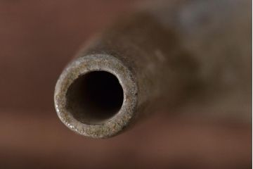 古い　美濃焼　蕪形　一輪挿し(織部、黄瀬戸、古作)(R-044680)