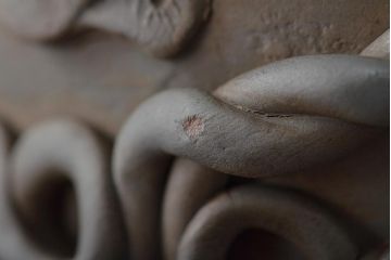 古い　備前焼　徳利(青備前、在銘、古作、古備前)(R-044715)