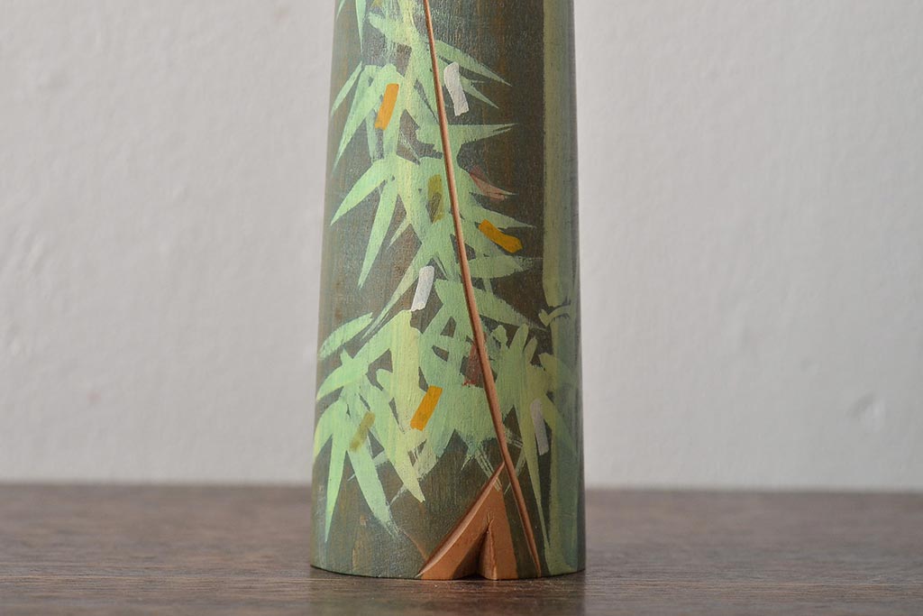 古い　一雪　銘　伝統こけし　30cm(郷土玩具)(R-044718)